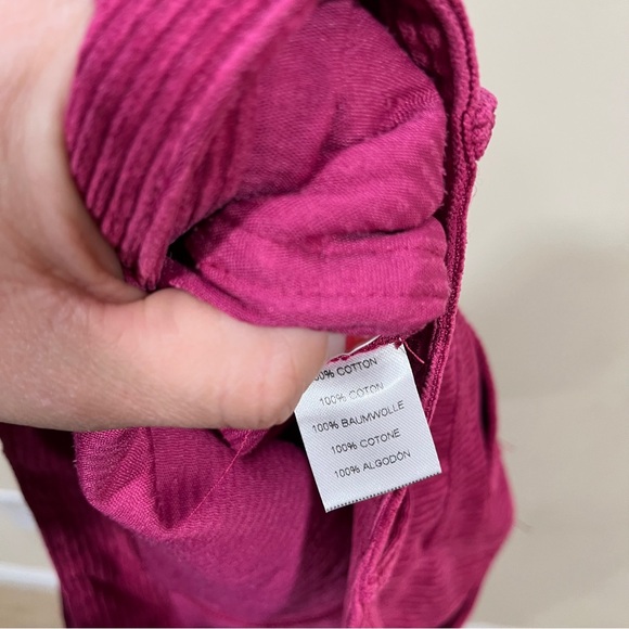 Samantha Pleet magenta corduroy pants in size 6 EUC women’s wide - Picture 9 of 9